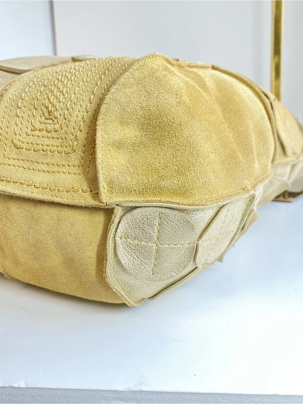 Coach XL Y2K Limited Edition Suede Patchwork Mosaic Shoulder Tote Bag - Picture 9 of 16